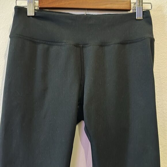 REI Co-op Black Back Leg Mesh Leggings Athletic Athleisure Small - Picture 2 of 12